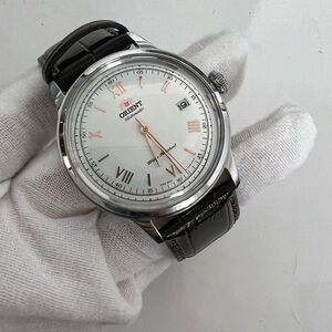 Orient Bambino Gen 2 Brown Leather Mens Automatic Watch FAC00008W0